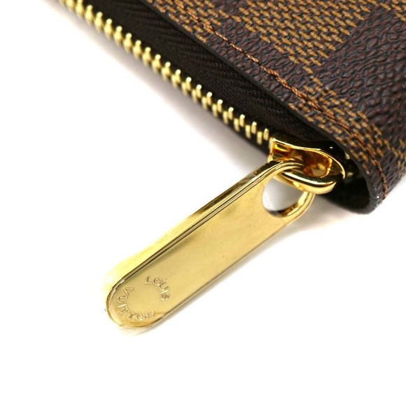 Louis Vuitton Ebene Zippy Wallet Brown Damier Canvas - Picture 6 of 6